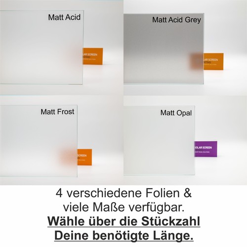 M milchglasfolie - 12,95€/m²,